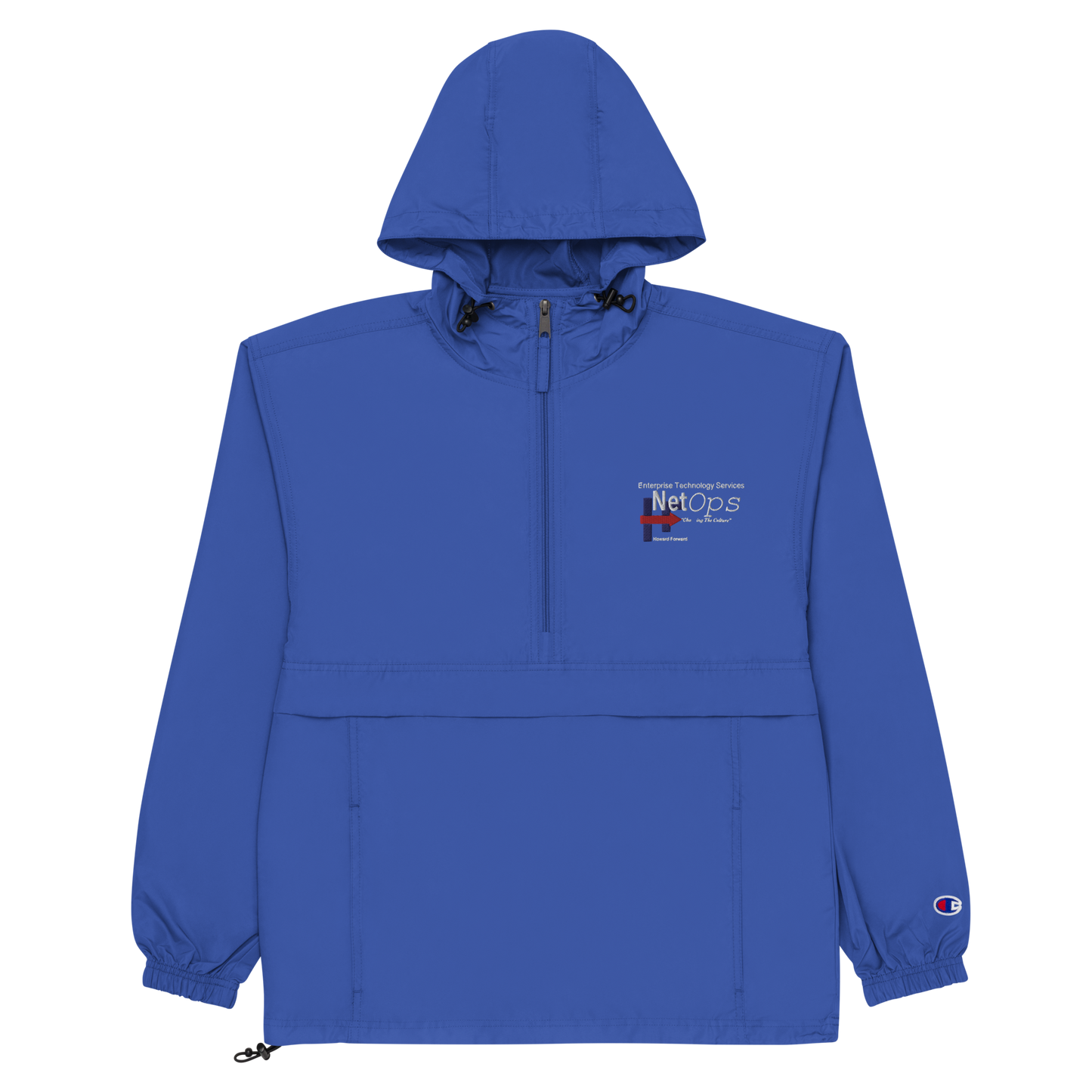 "Changing The Culture" Embroidered Champion Packable Jacket