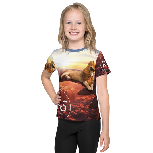 Flying Lion Kids crew neck t-shirt