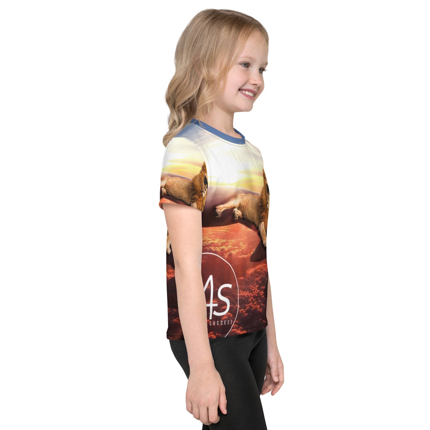 Flying Lion Kids crew neck t-shirt
