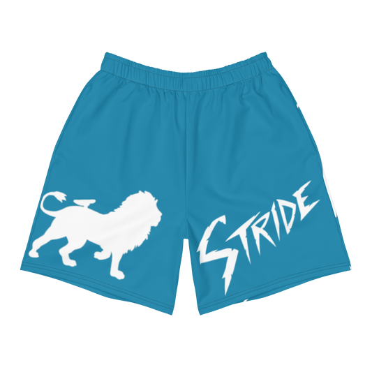 #Stride Aqua Athletic Shorts