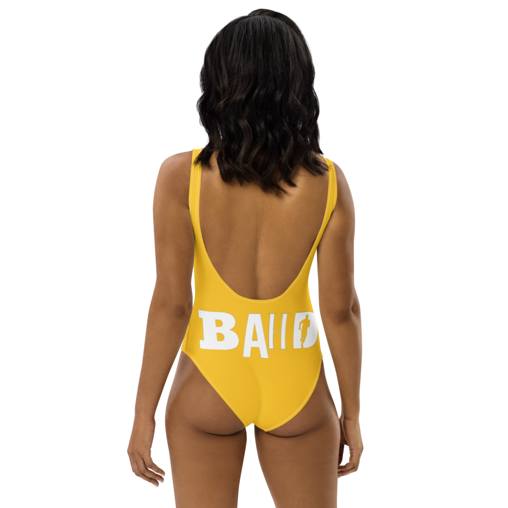 R4S Beach Mustard One-Piece Swimsuit