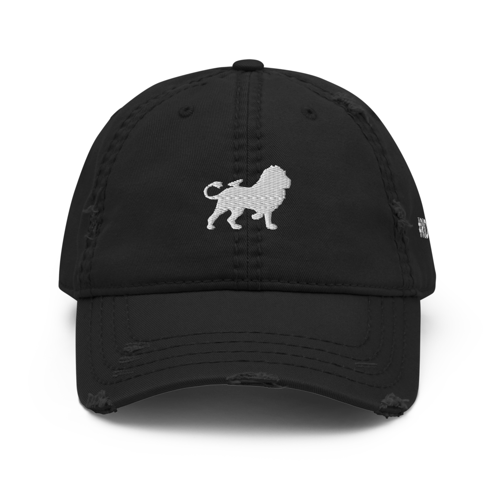 Rider Lion Distressed Dad Hat