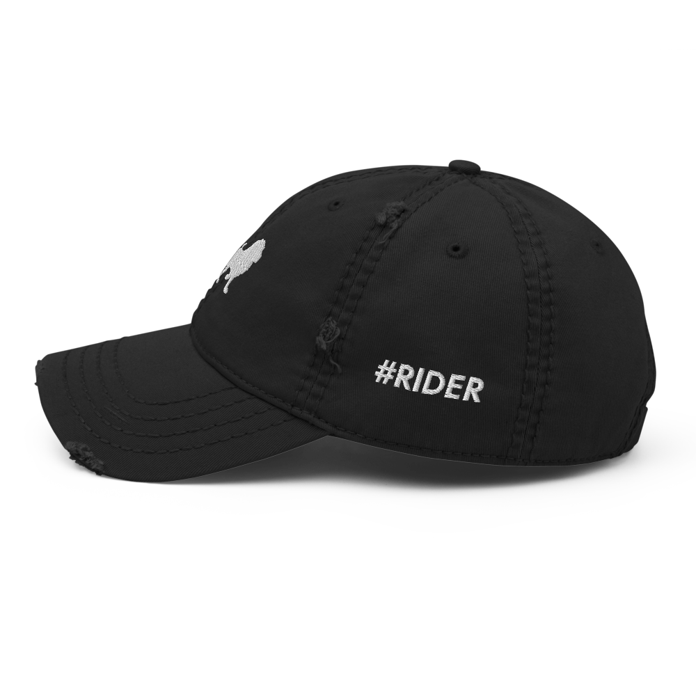 Rider Lion Distressed Dad Hat