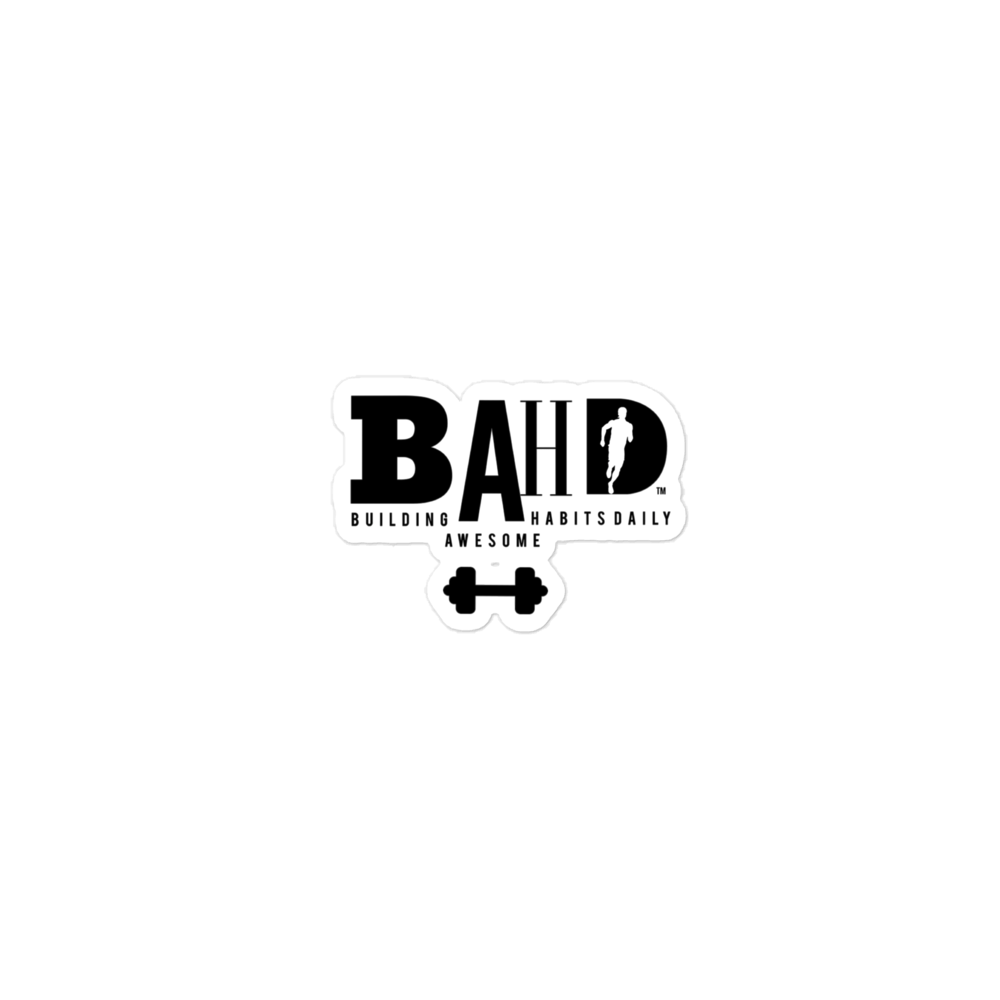 BAHD School Bubble-free stickers