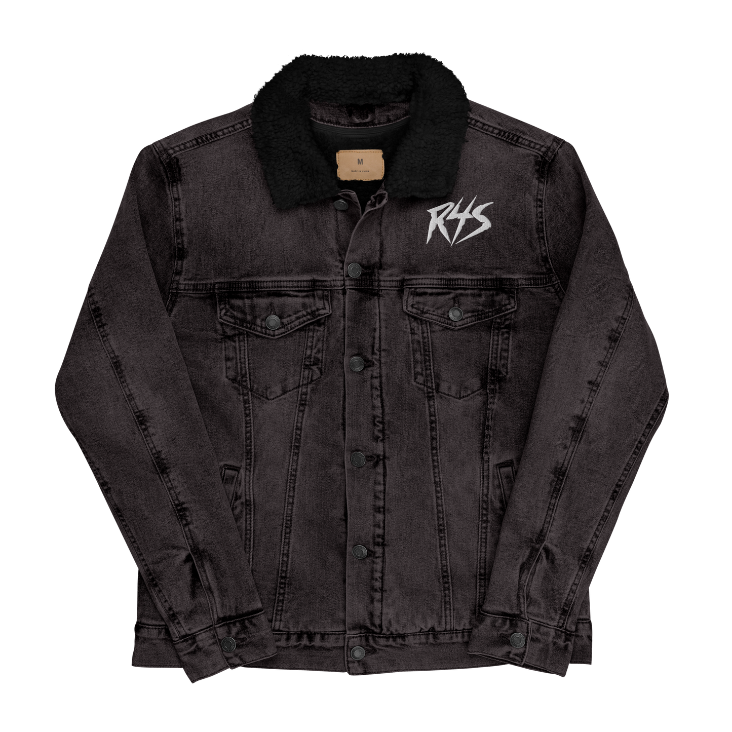 Unisex denim sherpa jacket