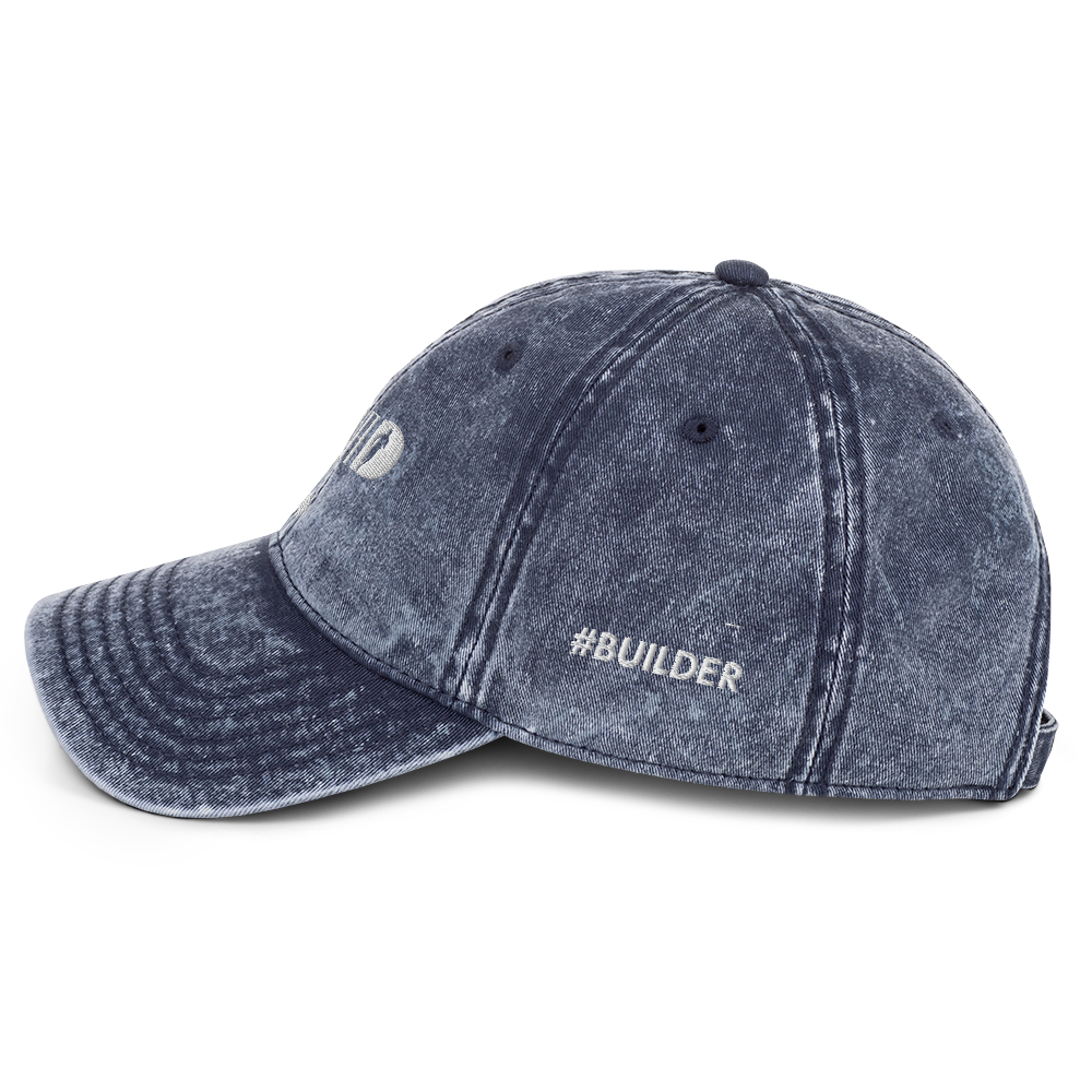 #BUILDER Vintage Cotton Twill Cap