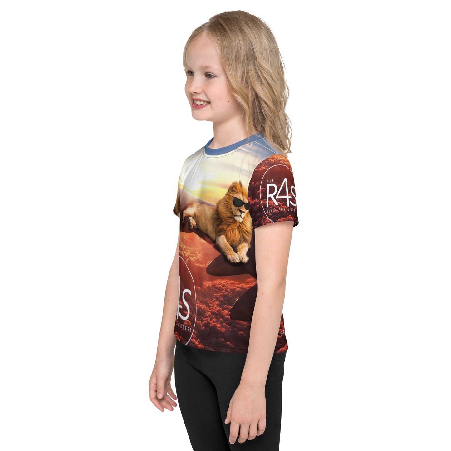 Flying Lion Kids crew neck t-shirt