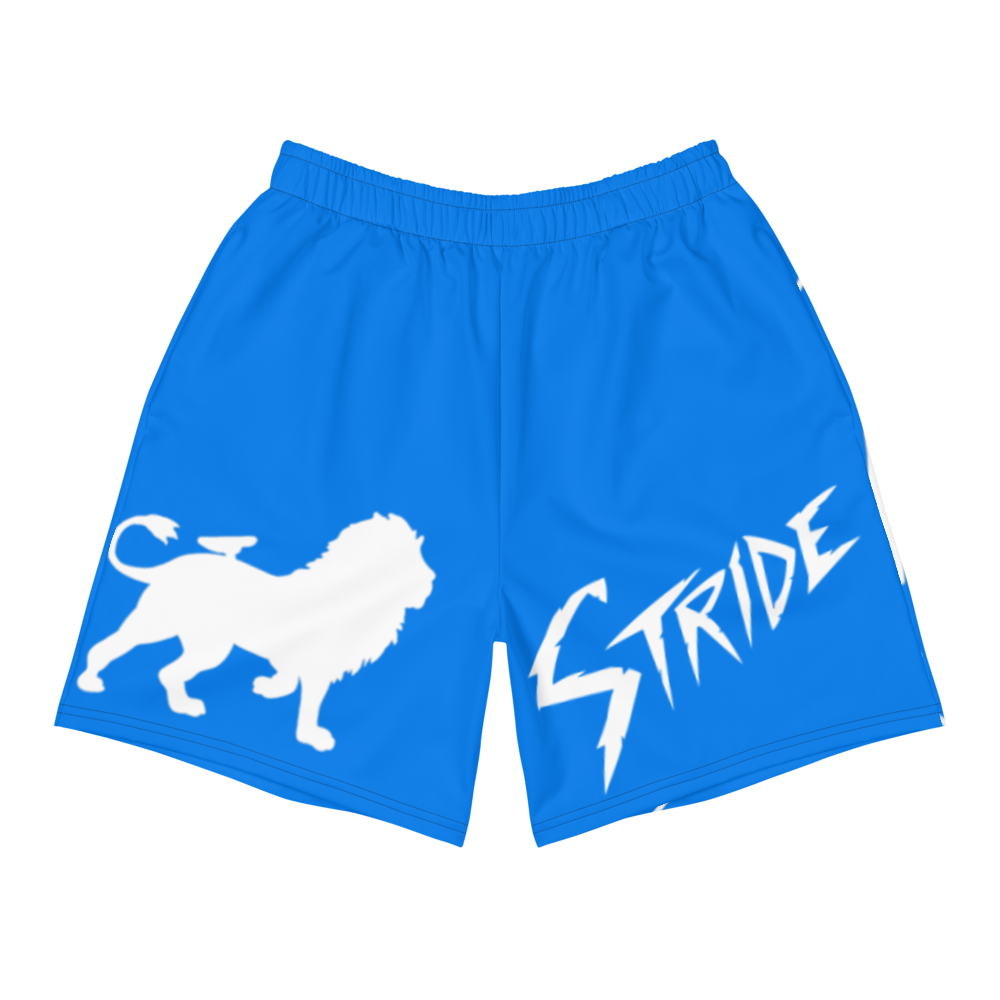 Stride Beach Blue Athletic Long Shorts